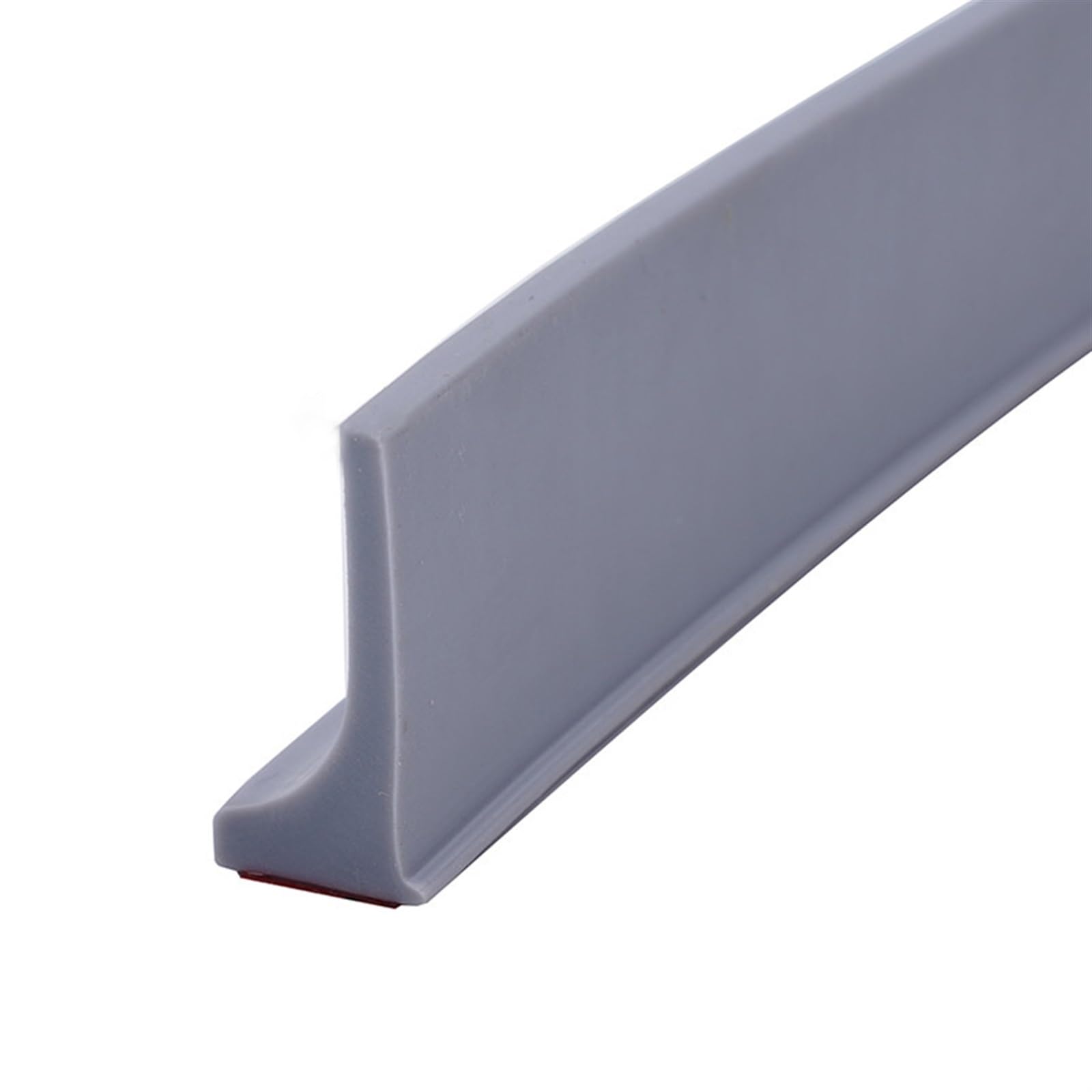 HUDFVIOI Wet Room Floor Barrier Bath Self Adhesive Water Barrier Strip Bathroom Stopper Shower Floor Wet Dry Separation Silicone Seal for Bathroom(Gray 100cm)