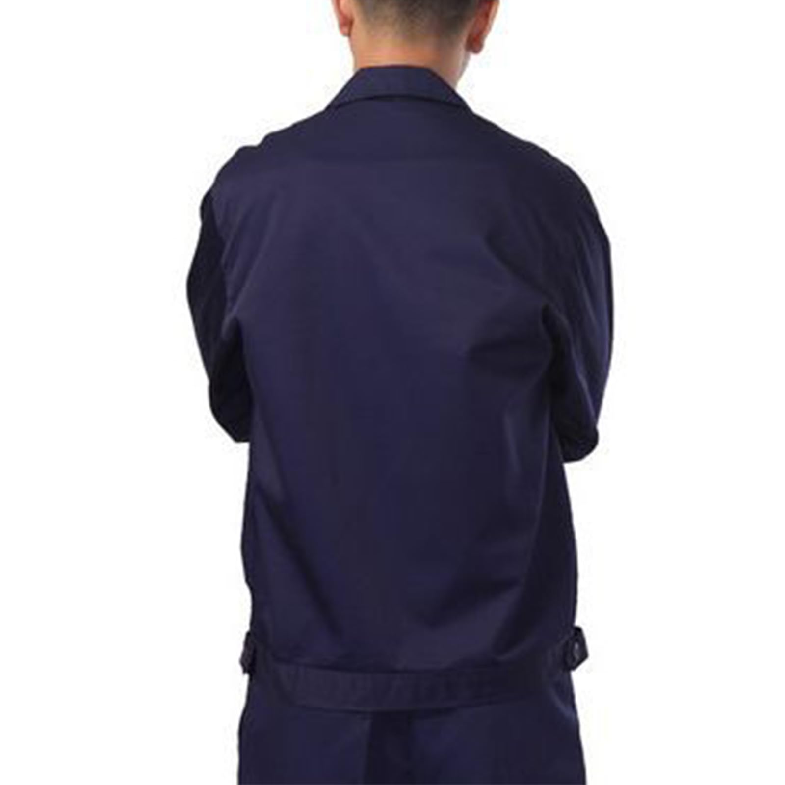 Mens Zip Up Coverall Para Mujer Camisa De Trabajo De Manga Larga Traje De Trabajo Con Bolsillos Múltiples