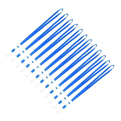 Lanyard pour badges ID et sangle de suspension bleue pour certificat d'exposition