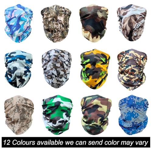 Image of MCAVOY Bandana & Neck Gaiter Scarf for Unisex Odor-Free, Breathable & Super Soft Multifunctional Headwear, Durable Face Mask, Headband, Neck Cover for Dust & Sun Protection, Free Size