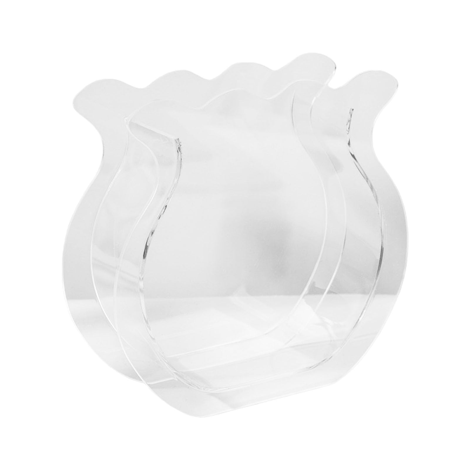 ZEPFJHE Modern Clear Acrylic Fish Tanks Vases Flower Arrangement Container for Home Offices Wedding Centerpieces Decors Gift Clear Flower Vase