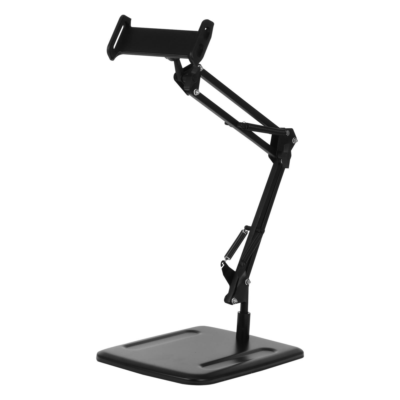 Alipis Handyhalter Tablet Ständer Klappbar aus Metall ABS Verstellbar für Live Streaming und Videokonferenzen Tragbar für Smartphone und Tablet