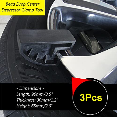 Image of SaiDian 3Pcs Tire Bead Clamp Drop Center Tool Depressor Clamp Tool Tire Changer Clamp Wheels Tyres Parts Tool Rim Clamp for Car Auto