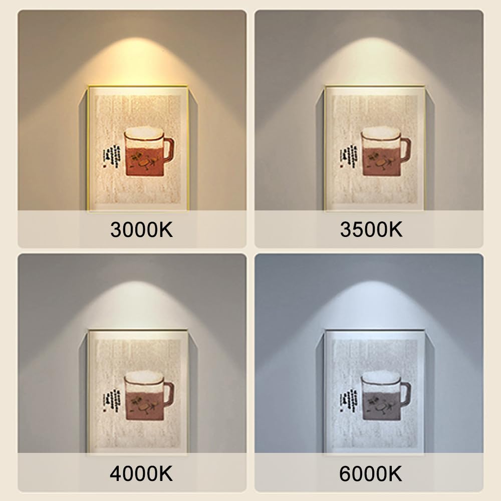 Foco De Techo Empotrable Led De 8,5 Cm, Resistente Al Agua Ip65, para Baño, Cocina, Balcón, Porche, Svart300（White4000K-7W）
