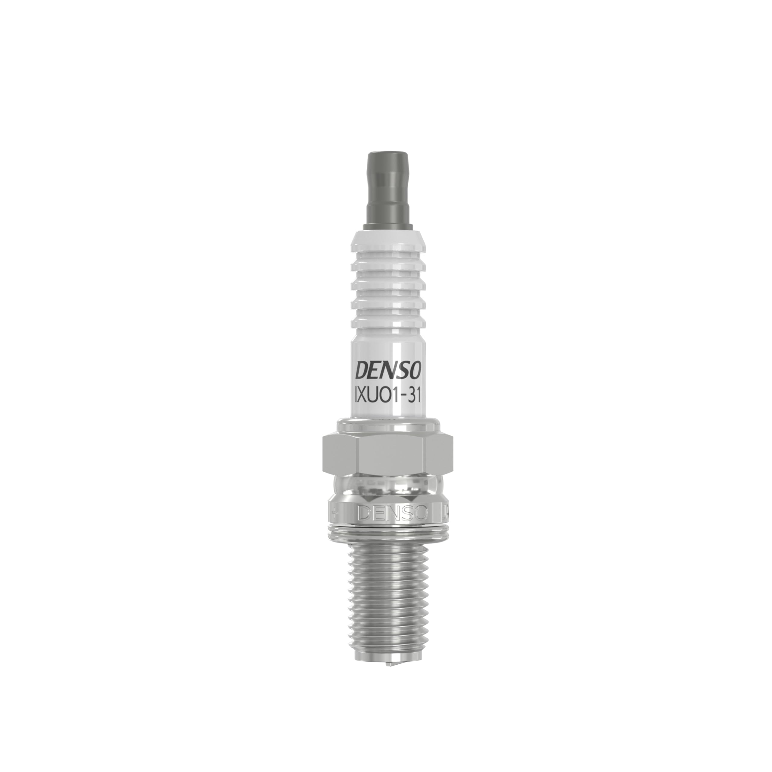 DENSO Candela accensione IXU01-31 con resistenza 1 Elettrodo di massa Elettrodo centrale - iridio Elettrodo di massa platino Lunghezza filettatura: 19mm