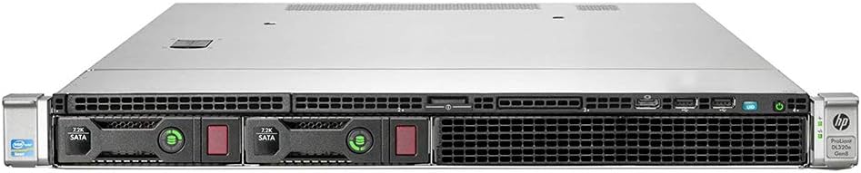 HP ProLiant DL320e G8 Server with Intel E3-1240 v2 CPU, 16GB RAM, 4TB SATA HDDs, Rail Kit (Renewed)