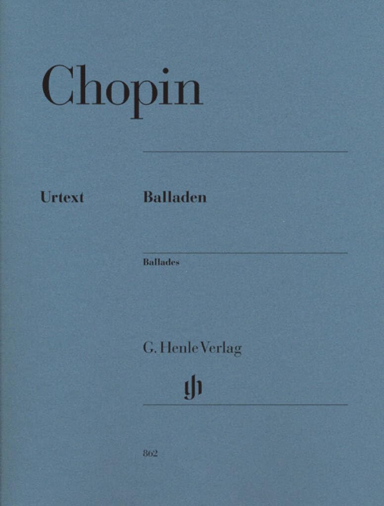 Chopin Ballades Piano Solo, Classic Piano Sheet Music | Romantic Classical Piano Songbook for Advanced Players | Four Dramatic Piano Works in Multilingual Edition | Essential Repertoire Piano Book Paperback – January 1, 2009