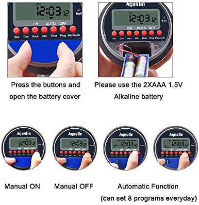 Aqualin Hose Water Tap Timer Garden Irrigation System Controller Watering Computer Waterproof