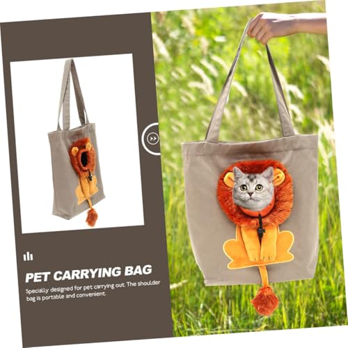 Bolsa de lona para gatos resistente a arañazos y muy ventilada 4