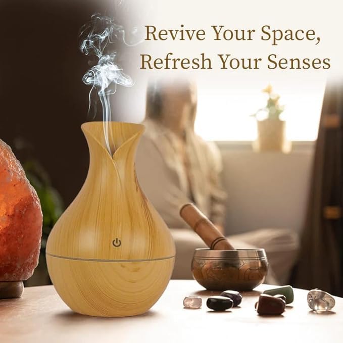 2 in 1 Pot-Shaped Cool Mist humidifier and Essential Oil Diffuser with Colorful Ambient Lighting Will revitalize Your Space and Make it The for Your Home, Office, or car. 3