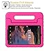 TIRIN Case for Alcatel Joy Tab 8/ Alcatel 3T/ A30 8 Tablet - Light Weight Shock Proof Convertible Handle Stand Kids Case for Alcatel Joy Tab 2019/ Alcatel 3T 2018/ Alcatel A30 2017 8-inch Tablet, Rose