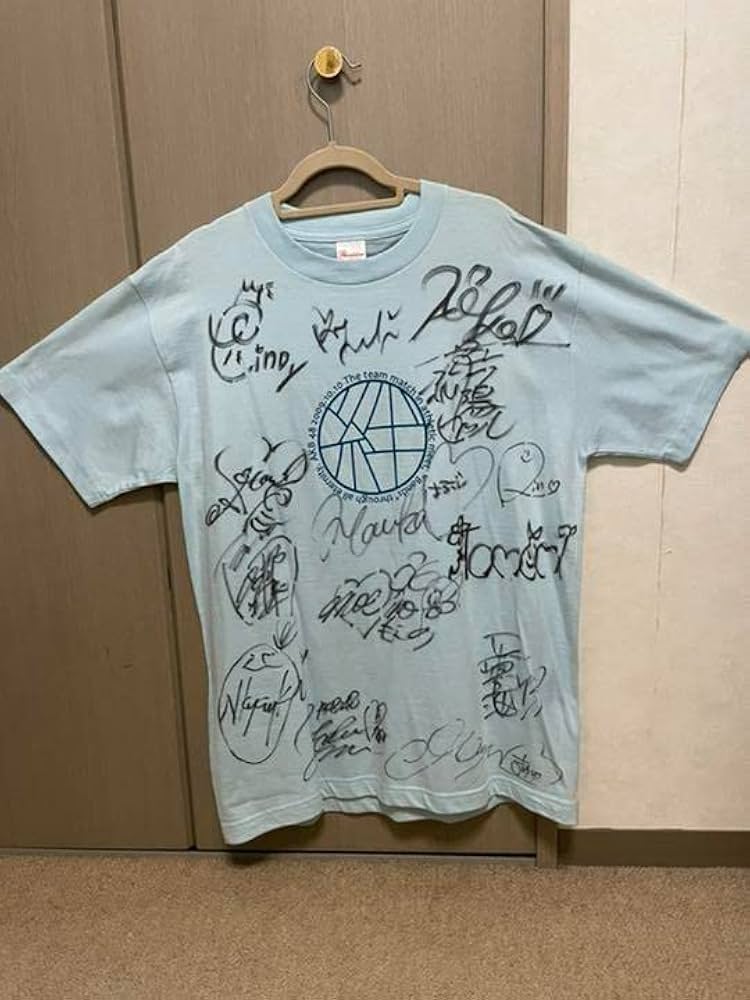 【美品】AKB48 大運動会 チームK 直筆サイン入り　　　絆Tシャツ AKB48 大運動会 直筆サイン入り チームK 絆Tシャツ AKB48 大