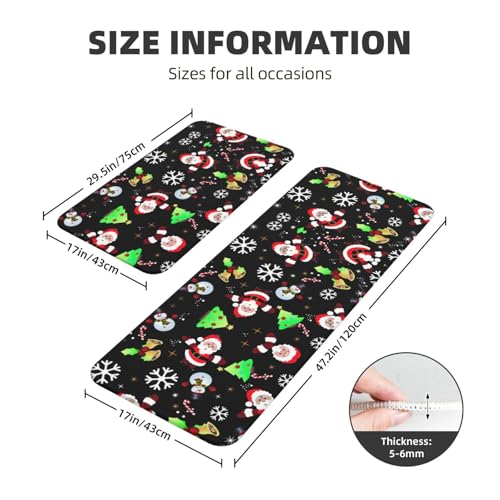 Tapis d'entrée antidérapant de Noël pour sécuriser l'accueil des restaurants - 3