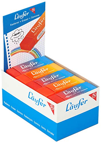 PLAST Color Kunststoff-Radierer Display, multi-coloured - Image 3