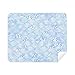 Geometry Blue Waves Pattern Japan Cleaning Cloth Screen Cleaner 2pcs Suede Fabric