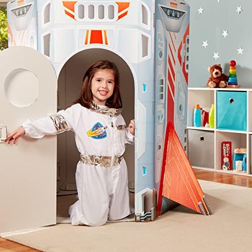 Melissa and Doug Astronaut Role-Play Costume Set (Pretend Play, Machine-Washable, for Children 3-6 Years Old) 6 51BOCz9JmML. AC