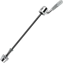 Steel Quick Release Skewer for Rear Mounted Trainers, Standard Bike Wheel Skewers Rod Lever for Turbo Trainer, Indoor Trainer, Riding, All Rear Cycle Wheels with Hollow Axle, Silver