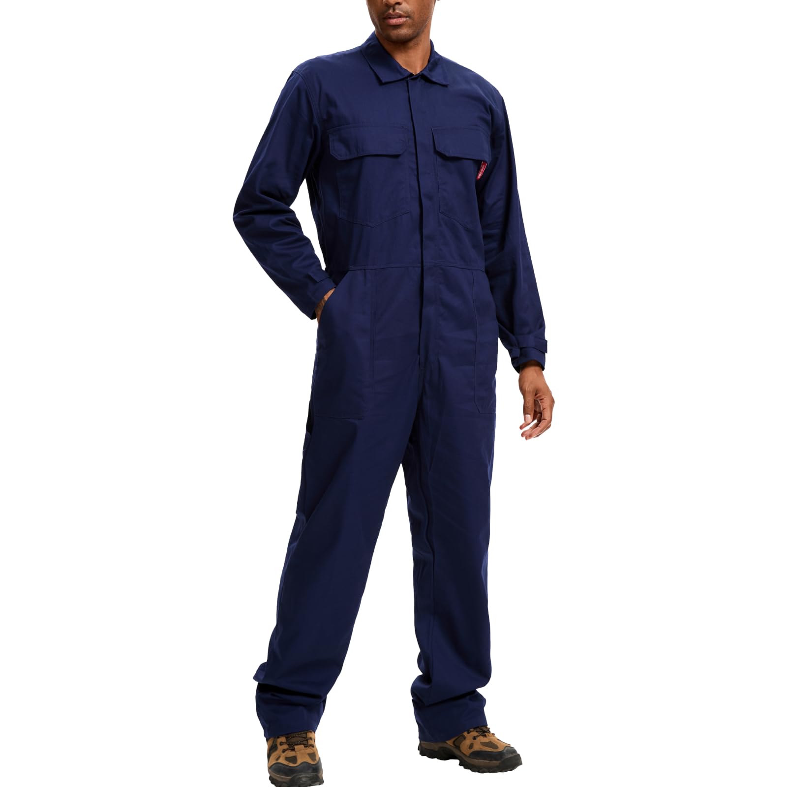 WORK IDEA Herren Overall & Arbeitsoverall aus Baumwolle – Blaumann Arbeitskleidung für Werkstatt, Mechaniker, Bau & Handwerk