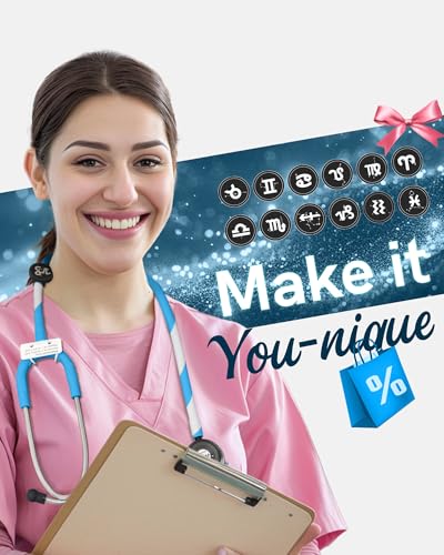 Image of FriCARE Tunable Stethoscope - Dual Head Estetoscopio for Nurses, Doctors | Paramedics, Students, Duo Frosted Blueberry Tube, Classic Steel Finish Chestpiece