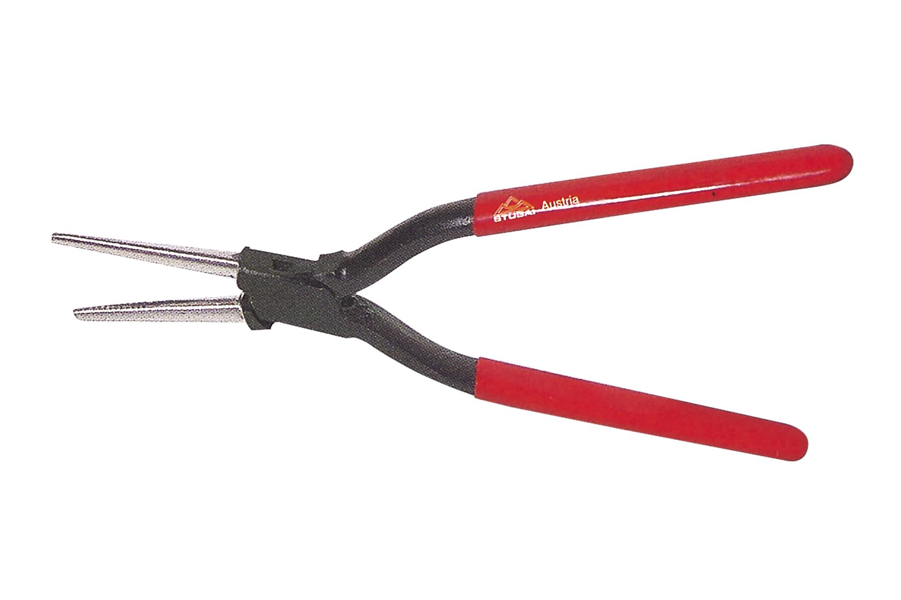 STUBAI Spengler Rundzange 240 mm – durchgesteckt, ohne Zahnung