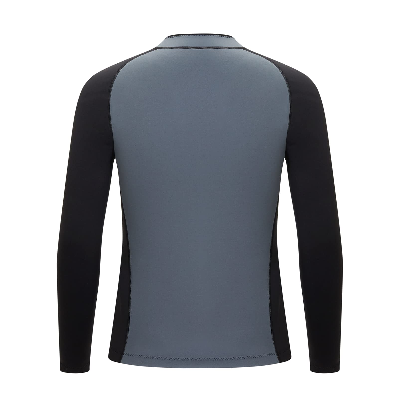 Mute Giacca per Uomini Donne, 2mm Neoprene Cerniera Anteriore Manica Lunga Surf Nuoto Immersioni Tuta Bagnata Top