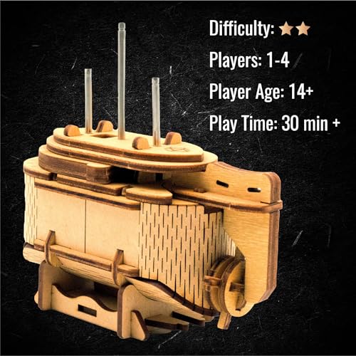 PUZZLE POTATO - Tesla’s Boot - Escape Room Spiel - Puzzle Box - Knobelspiel für Erwachsene - Brainteaser Geschenkbox