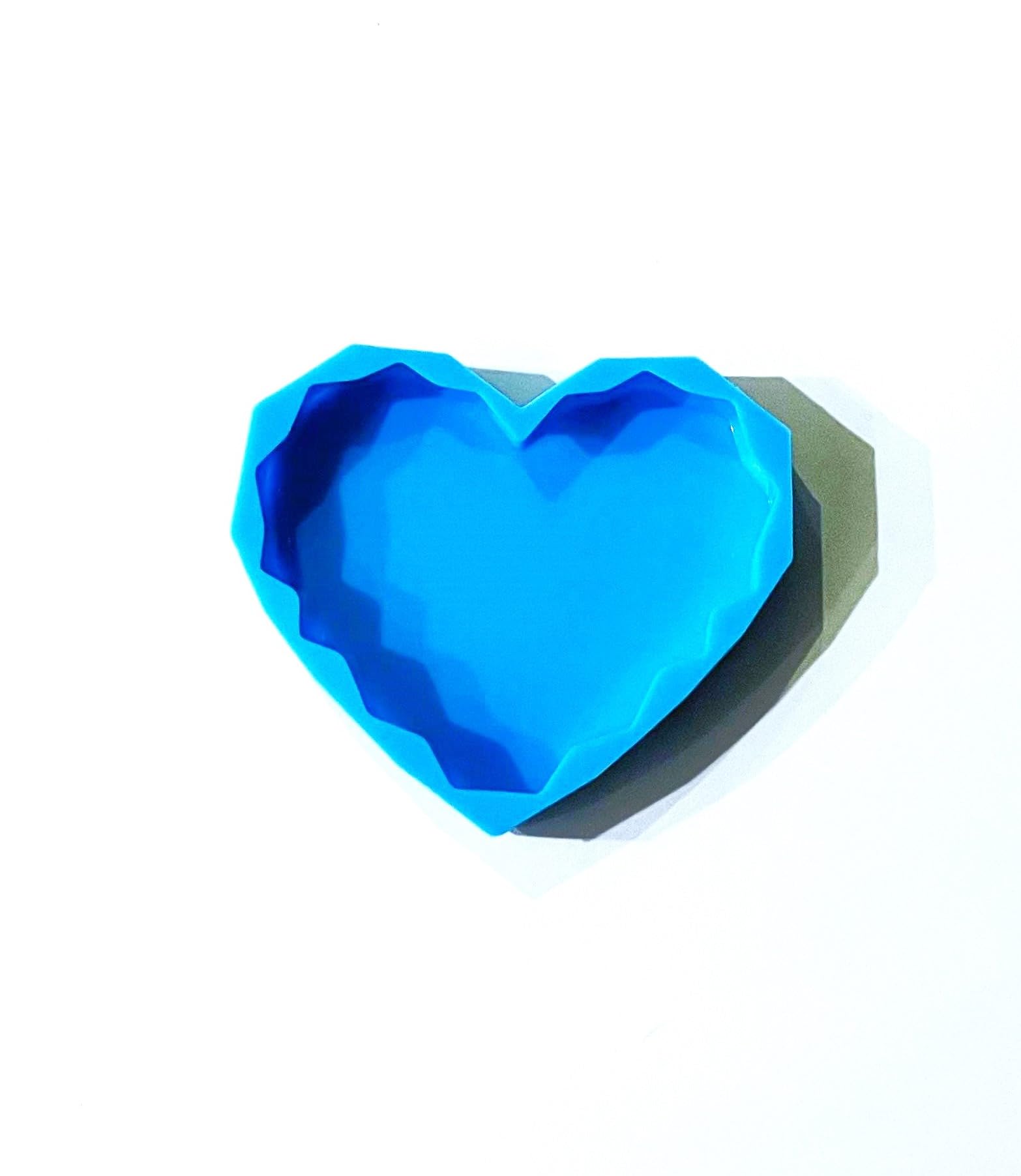 THE KRAFTY KART'S 3-Inch Zigzag Heart Blue Mould, Craft with Flair, REUSEABLE and Soft Mould for Beatiful Art & Craft-image-27