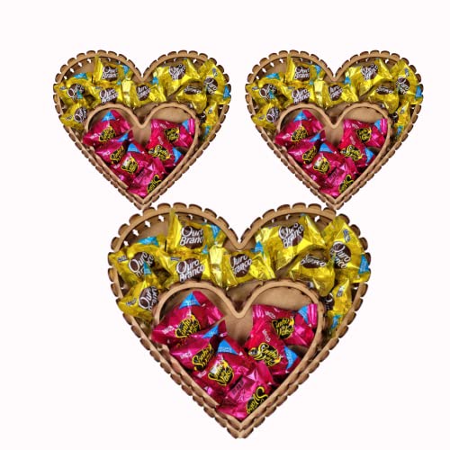 Cesta Coração Chocolate para Pascoa, Presente Dia das Mãe e Dia dos Namorados