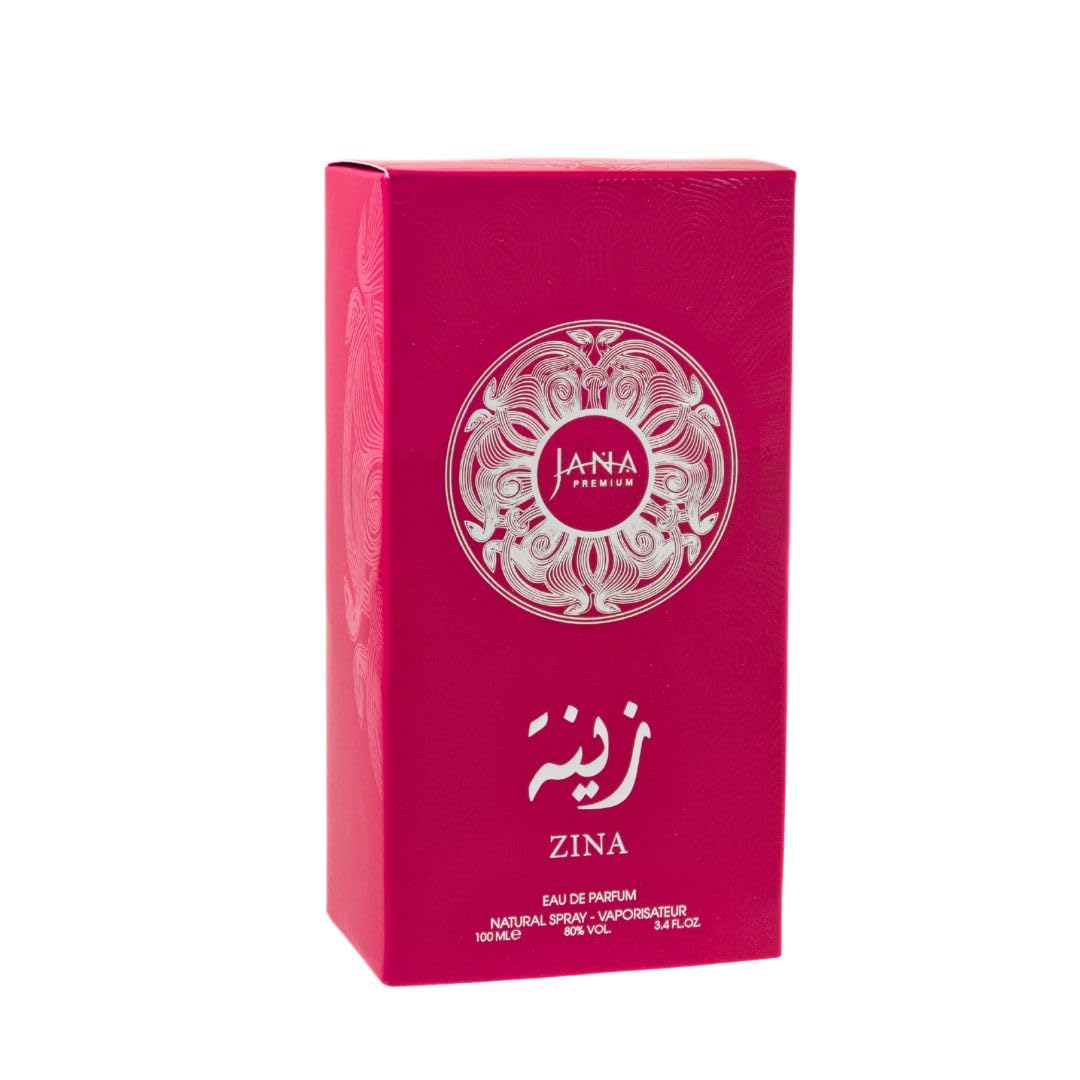 JANA BEAUTY Premium Zina Perfume for Women - Floral Fruity Scent, Eau de Parfum - 100ml