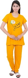 Night Suit with Floral Love Print – Comfortable Soft and Stylish Sleepwear for a Relaxed and Peaceful Night Price In India