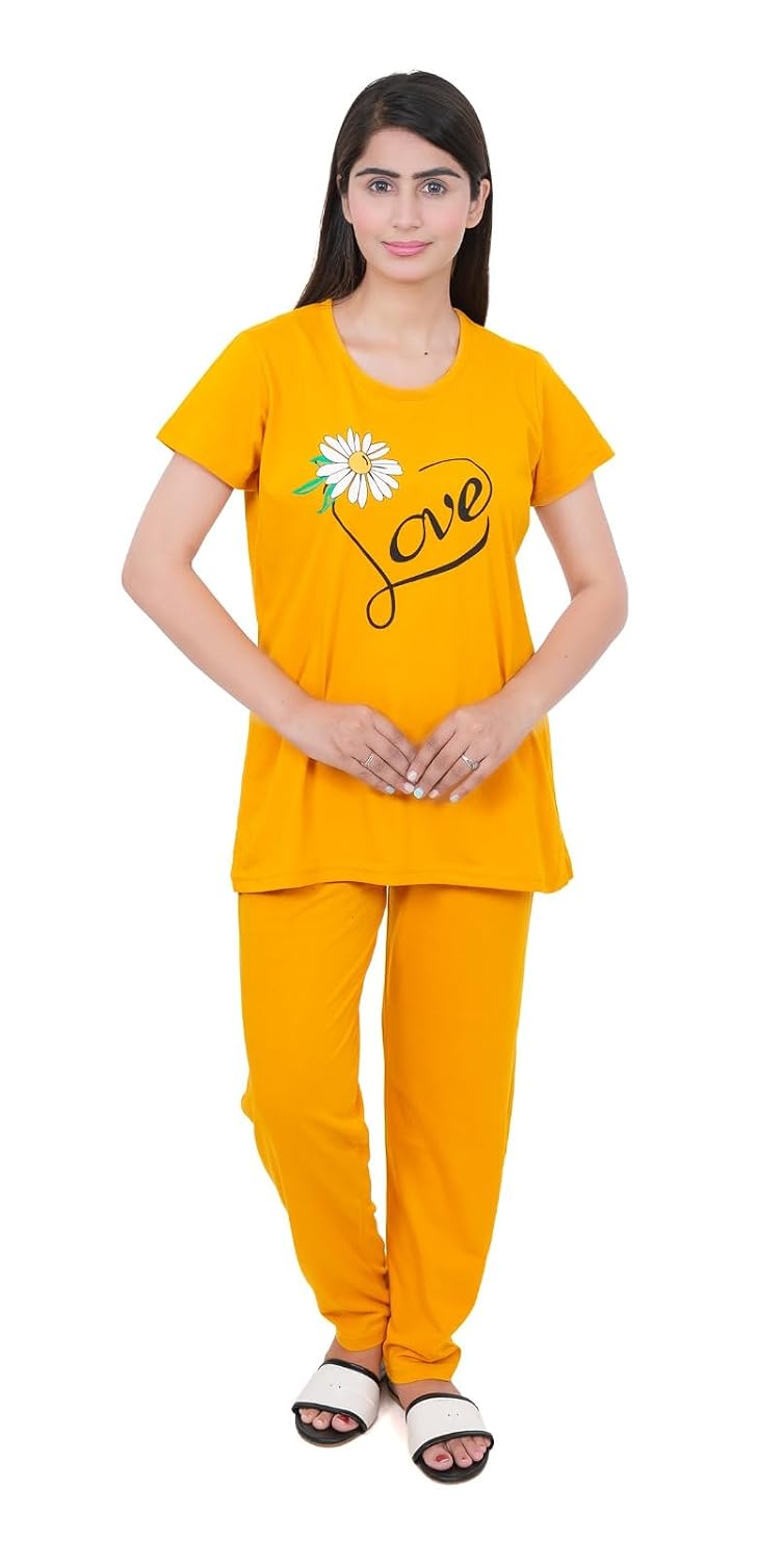 Night Suit with Floral Love Print – Comfortable Soft and Stylish Sleepwear for a Relaxed and Peaceful Night - Review, Price and Buying Guide