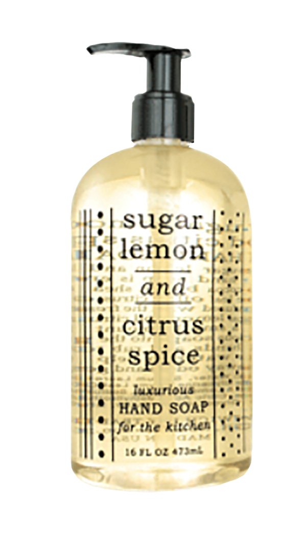 Greenwich Bay Trading CompanyCo. Luxurious Hand Soap For The Kitchen, 16 Ounce (Sugar Lemon & Citrus Spice)