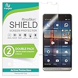 [2-Pack] RinoGear for HP Elite X3 Screen Protector [Active Protection] (Edge-to-Edge) Flexible HD Crystal Clear Anti-Bubble Film