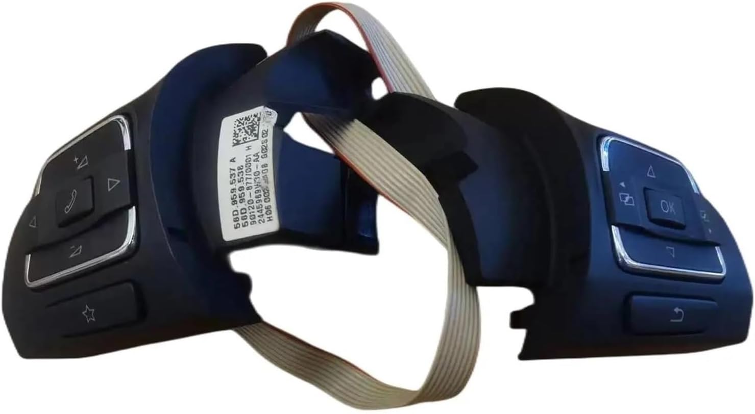 Car Cruise Control Switch 56D 959 537A 538A 3C8 959 537B for Passat for Sharan for Eos for Transporter for Campmobile Steering Wheel Button Switch