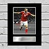 Gareth Bale ondertekende gemonteerd foto display Wales