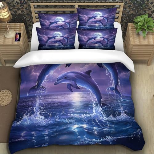 Housse de Couette Dauphin Confortable pour un Sommeil Profond