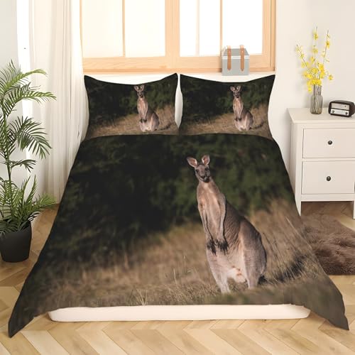 Housse de couette écureuil 200x200 microfibre douce avec zip - 3