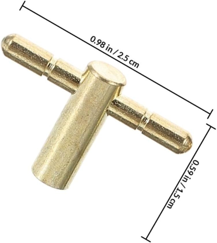VALICLUD Music Box Key Replacement Easy Winding Mechanism with User-Friendly Knob Handle Iron Winding Key 5pcs Iron Winding Winding Mechanism for DIY Projects and Indoor Daily Use,