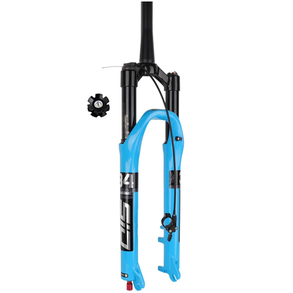 Fourche VTT air pour réduire les douleurs aux poignets sur roues 26 ou 27.5 pouces