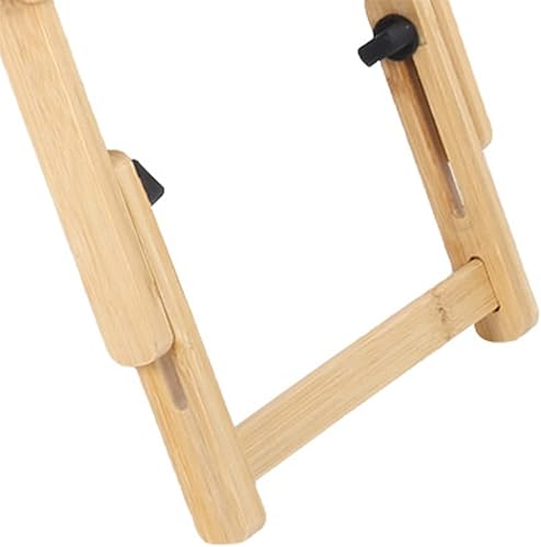 Miniatura 9 de Veryke - Escritorio de cama plegable de bambú de madera con cajón de mesa inclinable y bandeja de regazo ajustable para computadora portátil para