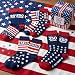 GOAUS Patriotic Socks 4 Pack, 250th Anniversary America Merchandise, USA 4th July 250 Years Gifts for Teens Men Women