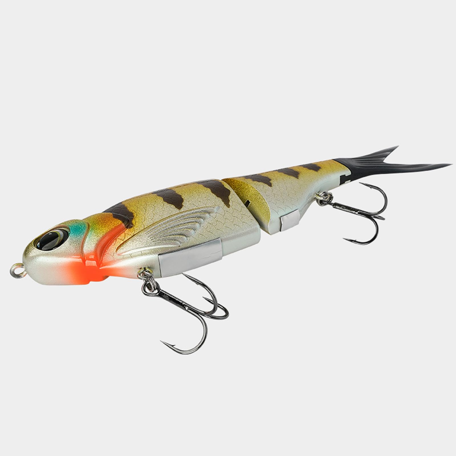 1 x künstliche Angelköder, Segment, Schwimmköder, mehrere Abschnitte, Angelköder, Salzwasserköder, Schwimmköder, mehrere Abschnitte