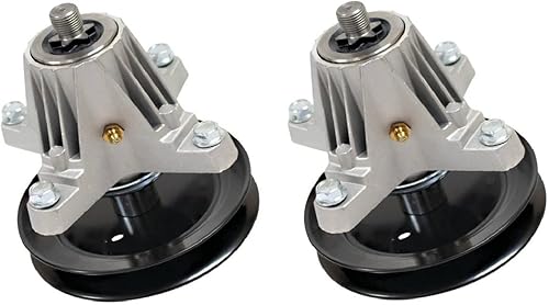 LAWN & GARDEN AMC 2 husillos mejorados, agujeros de montaje roscados para una instalación más fácil, compatible con MTD Cub Cadet 618-06979,