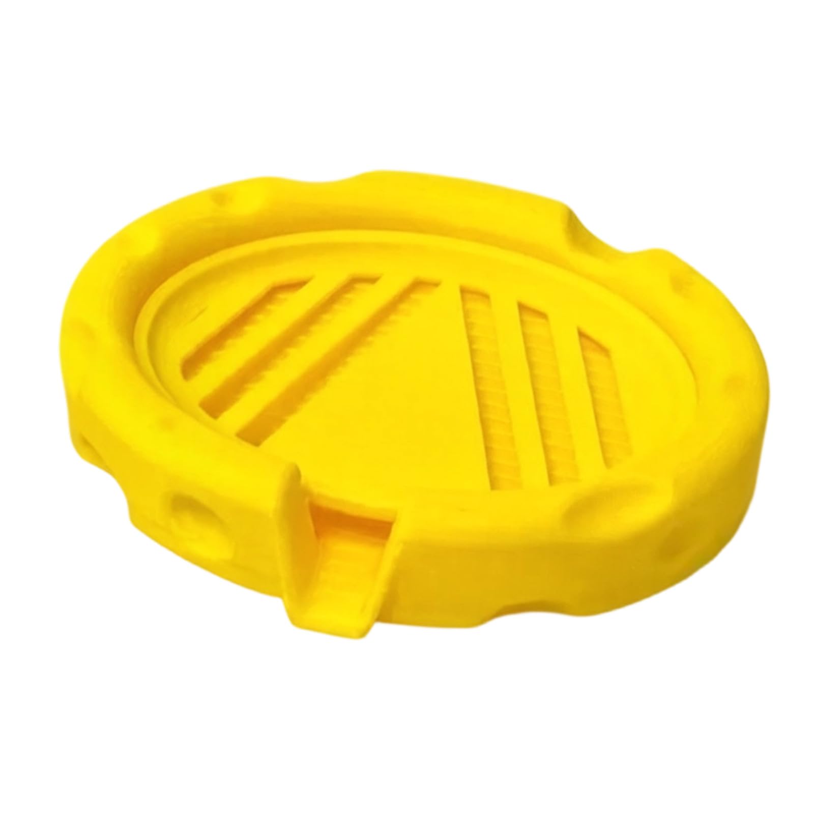 COOLHOOD Lovely Cheese Shape Soap Tray with Drainage Hole Modern Soap Tray for Bathroom Countertop Storage Organization Accessory Modern Container