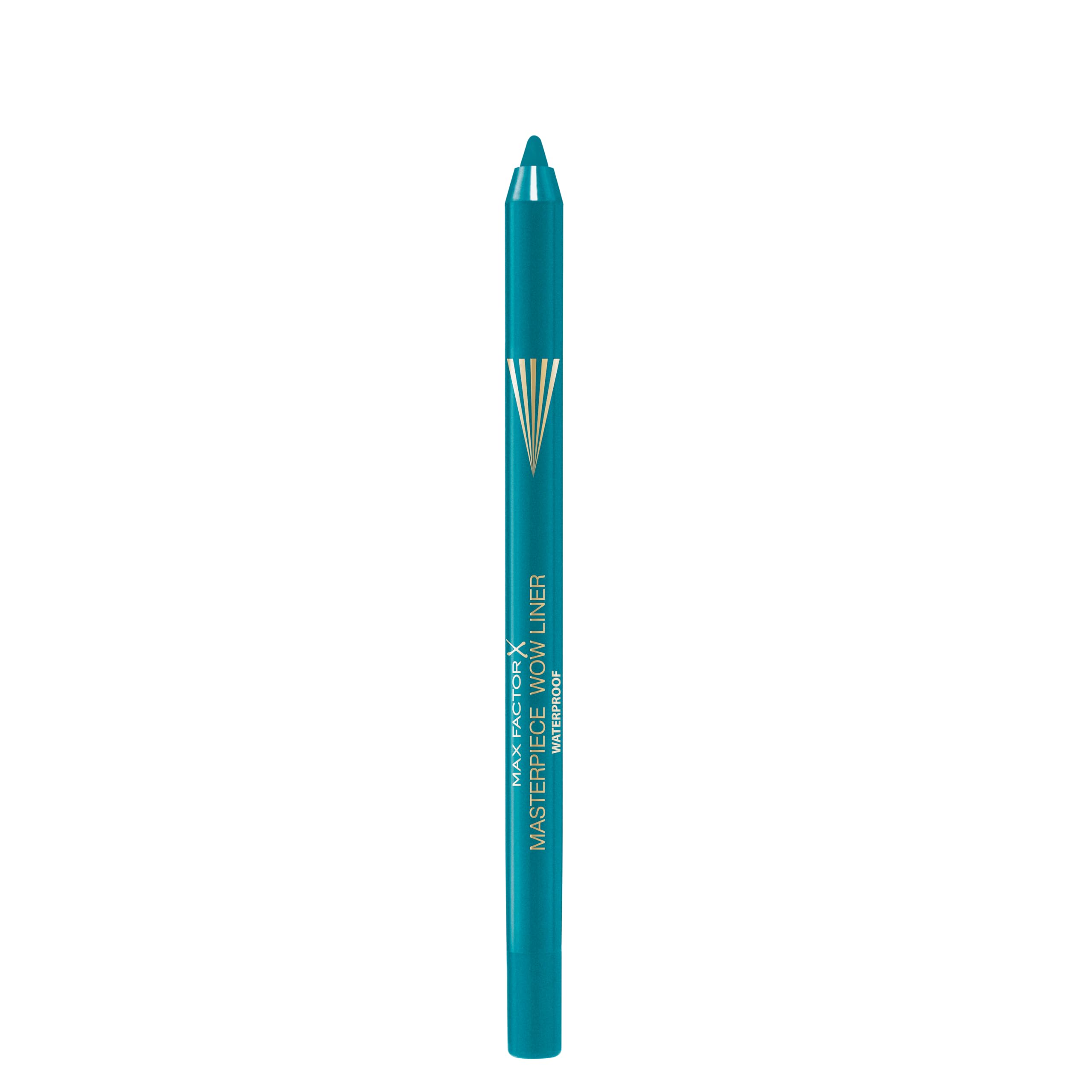 Max Factor Masterpiece Wow Liner, 520 Pretty Turquoise, 24-Hour Wear Eyeliner, High Colour Payoff, Waterproof and Smudgeproof, Vegan