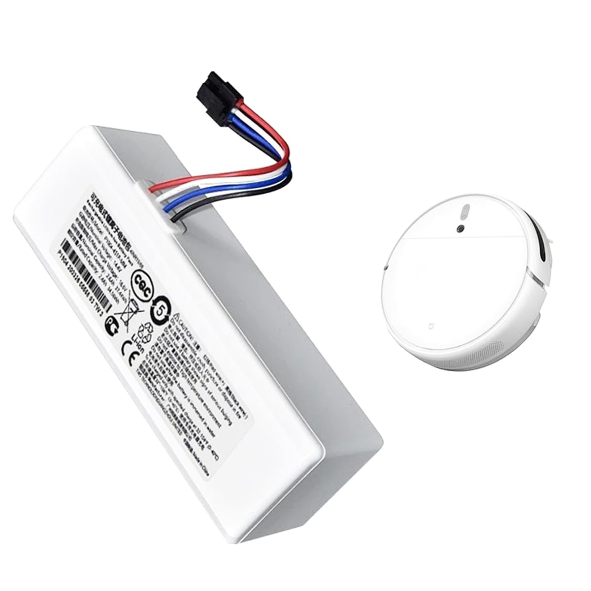 Batteria Ricaricabile 14,4V 2600mAh 5200mAh 5600mAh 6500mAh Batteria agli ioni Litio Compatibile con Batteria Backup della spazzatrice Batteria Ricambio per aspirapolvere