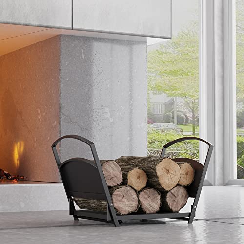 image for Fire Beauty Firewood Log Rack, Iron Wood Lumber Storage Holder for Fir