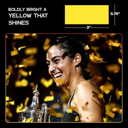 Image of Ultimate Confetti, Yellow Biodegradable Confetti - Rectangular Fluttering Tissue Paper Confetti for Cannon and Launcher use - Best for Gender Reveal, Parties, Concerts and Weddings - 20 lb, 320 oz