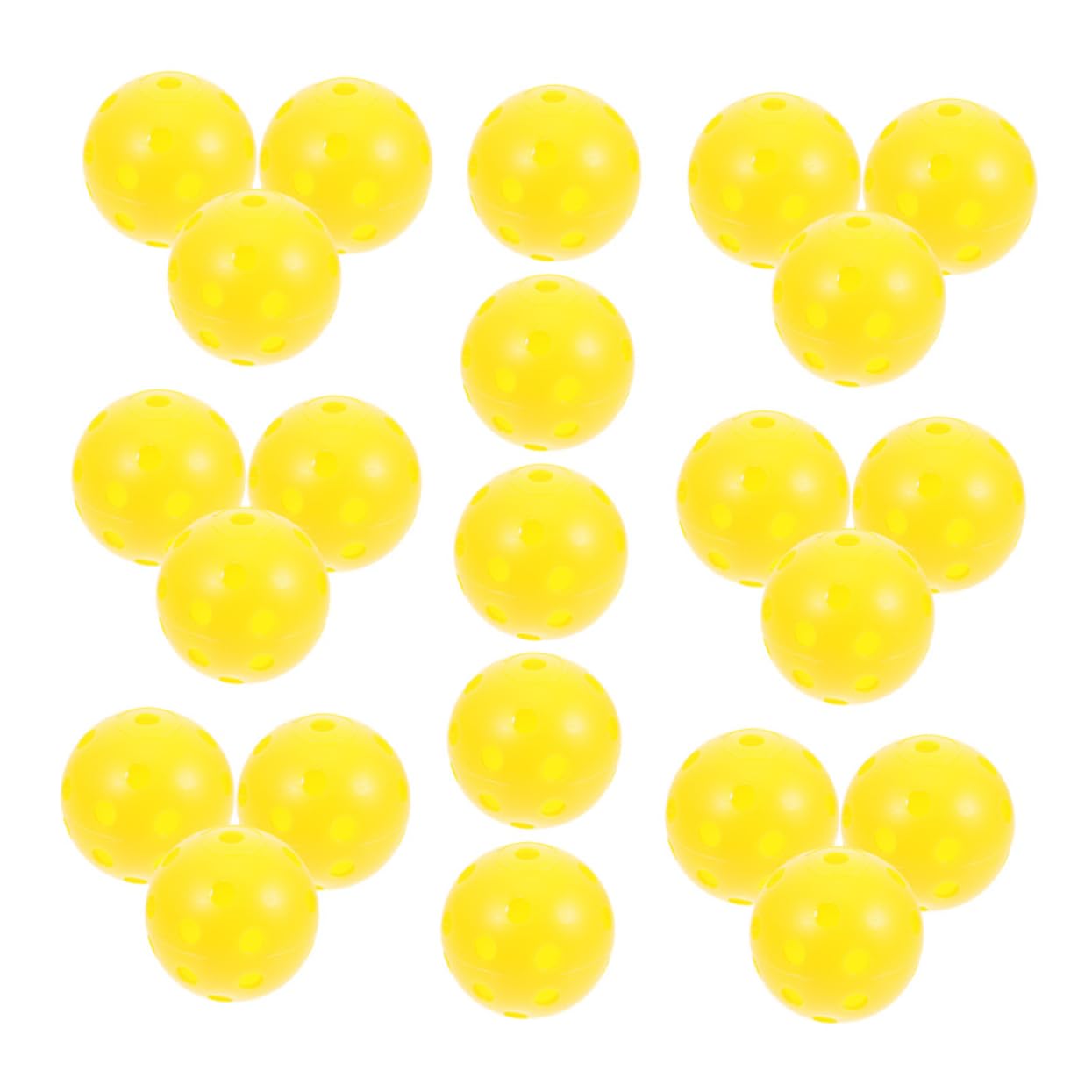 GOOHOCHY 6pcs Golf Practice Balls Hollow-Out Training Balls Outdoor Accessory Durable for Daily Use Golf Training Toy