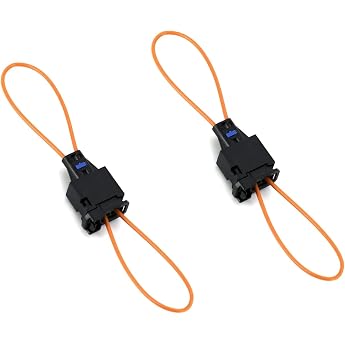 GERUI Set of 2 light conductor connectors bridge connectors car diagnostic cable tool and it is suitable for most types of cars.